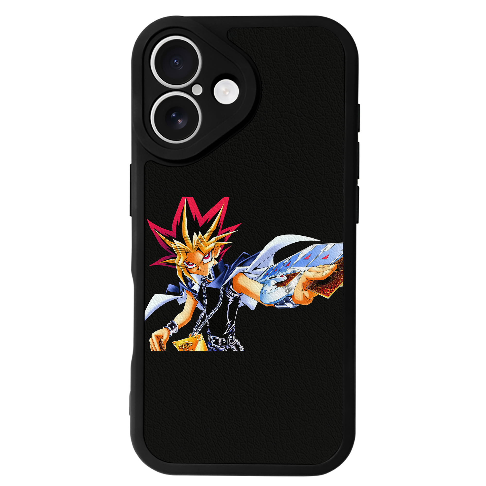 遊☆戯☆王 Yu-Gi-Oh! 【iPhone 16シリーズ対応】シリコンスマホケース（レザー調） 材質：シリコン